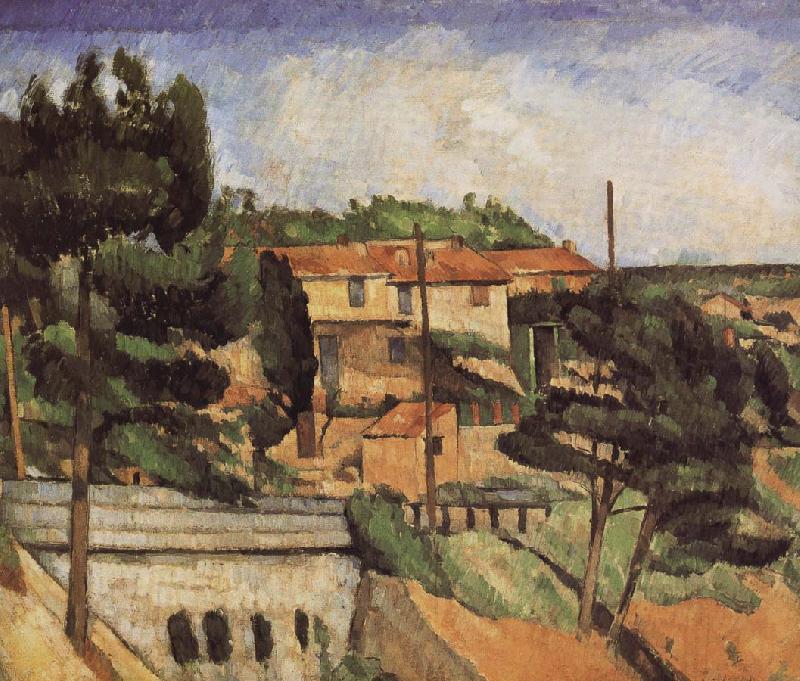 Paul Cezanne Railway Bridge oil painting picture